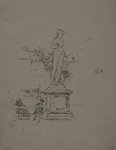 A szobor, Luxembourg-kert alkotó: James Abbott McNeill Whistler