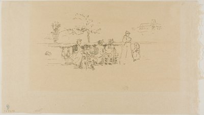 The Terrace, Luxemburg alkotó: James Abbott McNeill Whistler