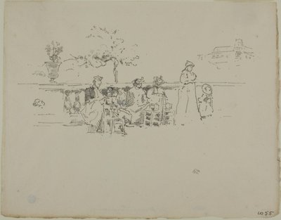 The Terrace, Luxemburg alkotó: James Abbott McNeill Whistler