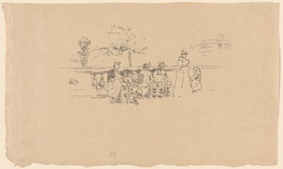 The Terrace, Luxemburg alkotó: James Abbott McNeill Whistler