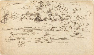 A vontatási ösvény alkotó: James Abbott McNeill Whistler