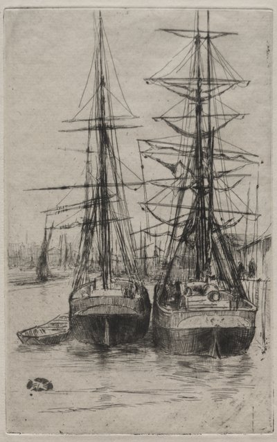 A két hajó alkotó: James McNeill Whistler