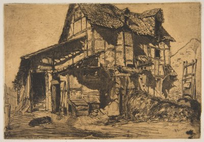 A veszélyes bérház (A régi tanya) alkotó: James McNeill Whistler