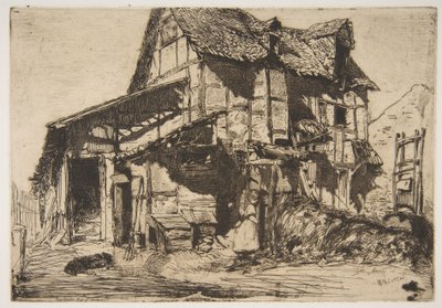 A bizonytalan bérház (A régi tanya) alkotó: James McNeill Whistler
