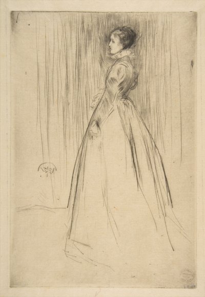 A bársonyruha (Leylandné) alkotó: James McNeill Whistler
