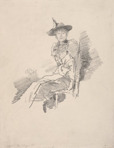 A szárnyas kalap alkotó: James McNeill Whistler