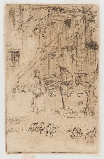 Pulykák alkotó: James Abbott McNeill Whistler