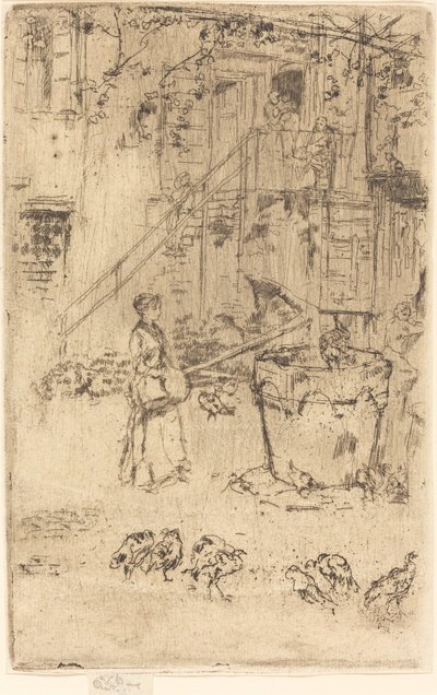 Pulykák alkotó: James Abbott McNeill Whistler