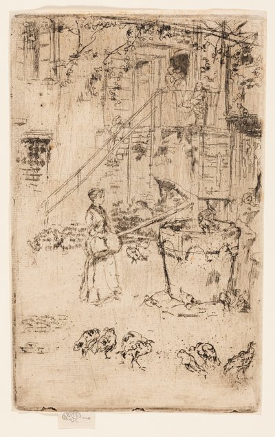 Pulykák alkotó: James Abbott McNeill Whistler