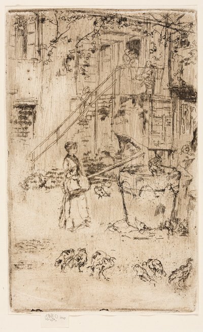 Pulykák alkotó: James Abbott McNeill Whistler