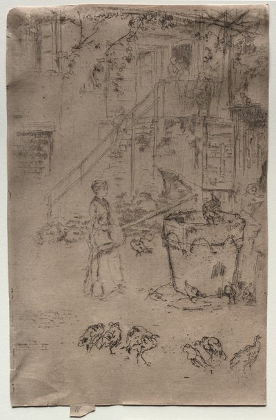Pulykák alkotó: James McNeill Whistler