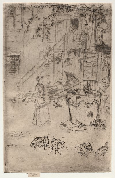 Pulykák alkotó: James McNeill Whistler