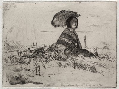 Tizenkét rézkarc a természetből: Teljes napfényben alkotó: James McNeill Whistler