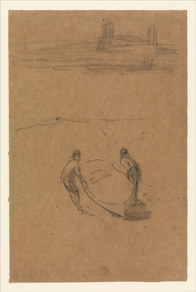 Zwei Männer und ein Boot alkotó: James McNeill Whistler
