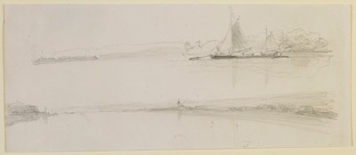 Két jelenet a folyón alkotó: James Abbott McNeill Whistler