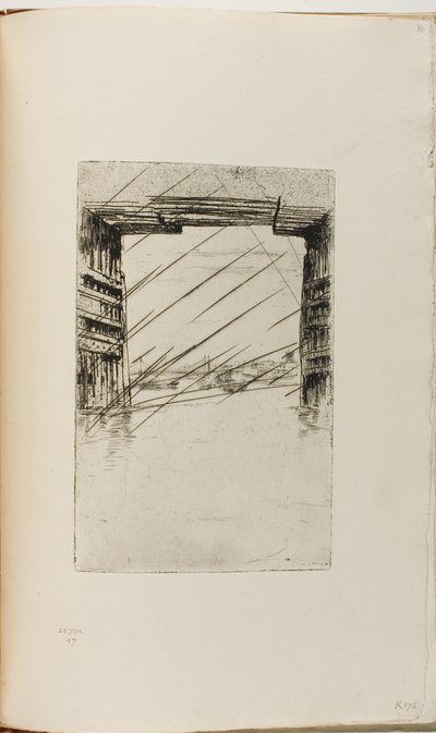 Az Old Battersea híd alatt alkotó: James Abbott McNeill Whistler