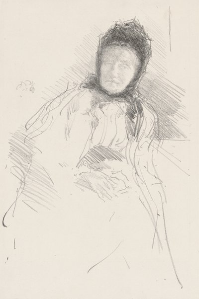 Lady Haden befejezetlen vázlata alkotó: James Abbott McNeill Whistler