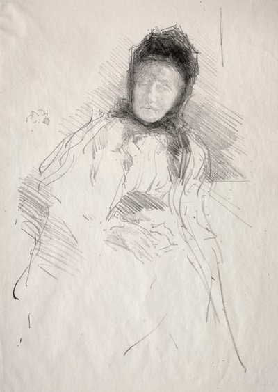 Lady Haden befejezetlen vázlata alkotó: James McNeill Whistler