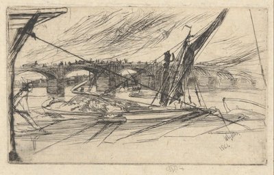 Vauxhall híd alkotó: James Abbott McNeill Whistler