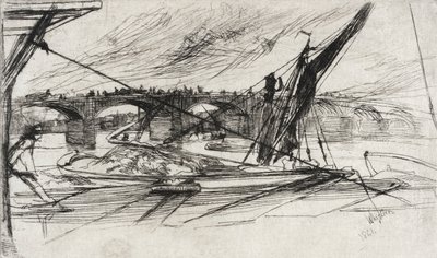 Vauxhall híd alkotó: James McNeill Whistler