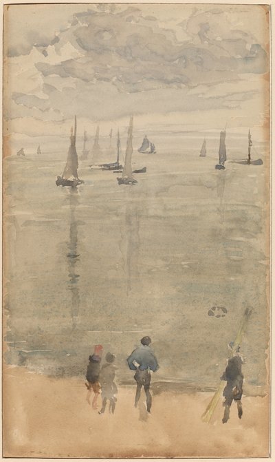 Violet [Megjegyzés?]...A halászhajók visszatérése alkotó: James Abbott McNeill Whistler
