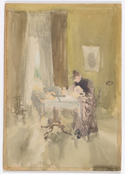 Ibolya és borostyán – Tea alkotó: James Abbott McNeill Whistler