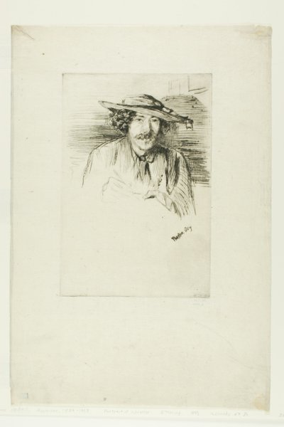 Whistler kalappal alkotó: James Abbott McNeill Whistler