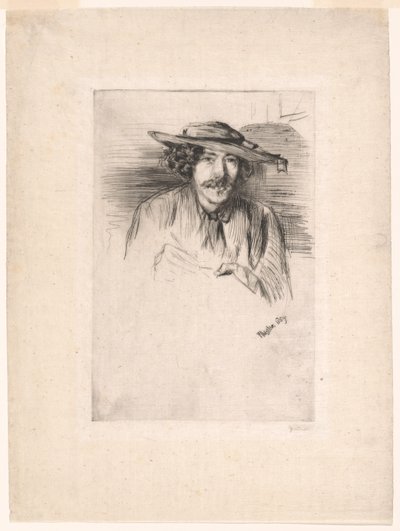 Whistler kalappal alkotó: James Abbott McNeill Whistler