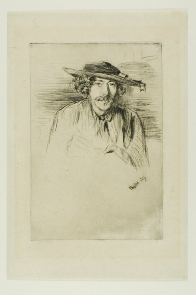 Whistler kalappal alkotó: James Abbott McNeill Whistler