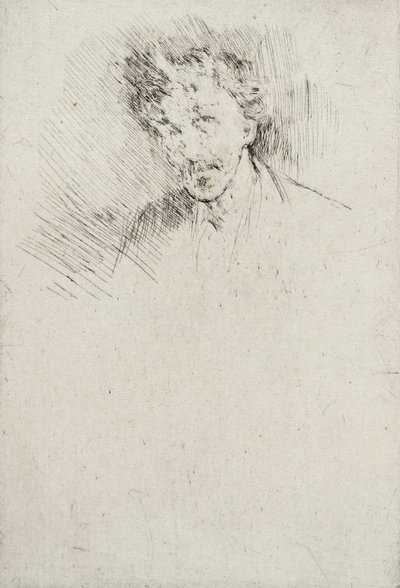 Whistler fehér hajtinccsel alkotó: James McNeill Whistler