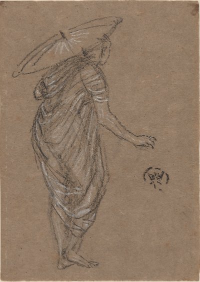 Nő napernyővel alkotó: James Abbott McNeill Whistler