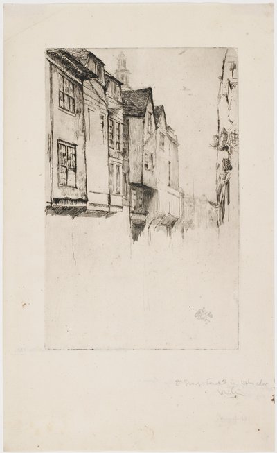 Great Street, London alkotó: James Abbott McNeill Whistler