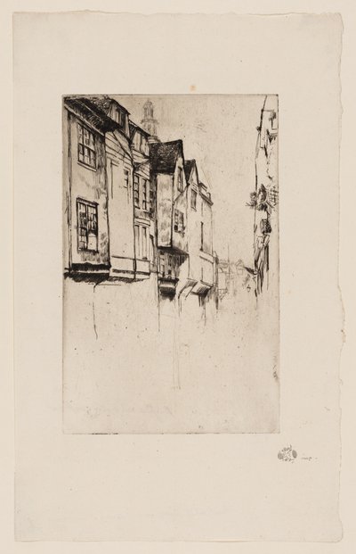 Great Street, London alkotó: James Abbott McNeill Whistler