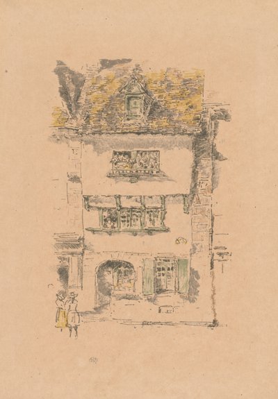 Sárga ház, Lannion alkotó: James McNeill Whistler
