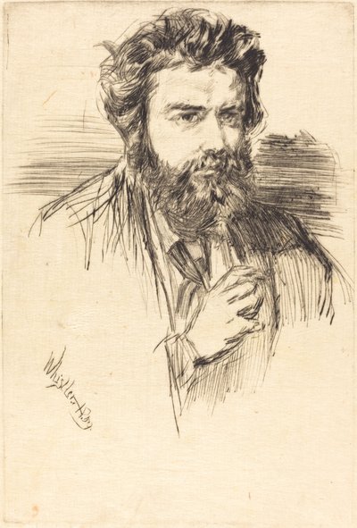 Z. Astruc, a The Artist szerkesztője alkotó: James Abbott McNeill Whistler