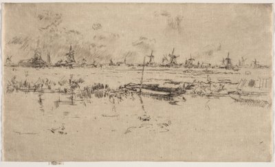 Zaandam alkotó: James McNeill Whistler
