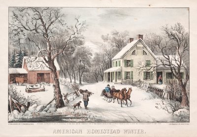 Amerikai tanya, tél alkotó: James Merritt Ives