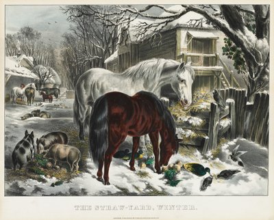Szalmaudvar, Tél alkotó: James Merritt Ives