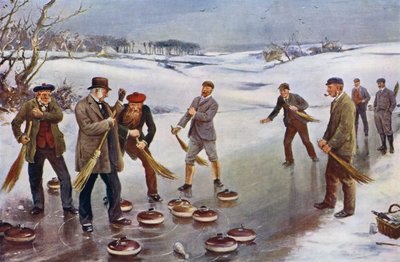 Curling (színes litho) alkotó: James Michael Brown