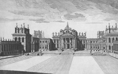 Blenheim-palota, Woodstock, Oxfordshire, 18. század közepe alkotó: James Mynde