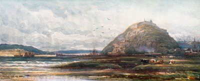 "Dumbarton Castle" (színes litográfia) alkotó: James Orrock