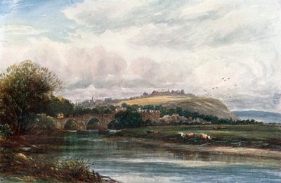 "Stirling Castle" (színes litográfia) alkotó: James Orrock