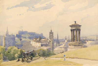 Edinburgh a Calton Hilltől alkotó: James Paterson