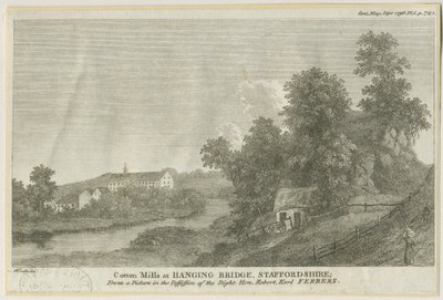 Mayfield – Függőhíd: metszet, nd [c 1796] alkotó: James Peller Malcolm