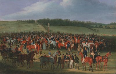 Epsom Races: The Betting Post alkotó: James Pollard
