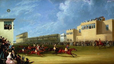 Az Ascot Arany Kupa, 1834 alkotó: James Pollard