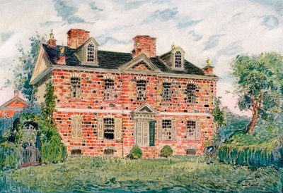 Cliveden, Germantown, Pennsylvania, USA, 18. század, 1921. alkotó: James Preston
