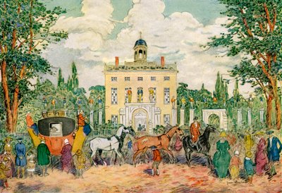 Timothy Dexter House, Newburyport, Massachusetts, USA, 18. század, 1921. alkotó: James Preston
