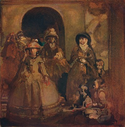 A Demimondaine, 1911 alkotó: James Pryde