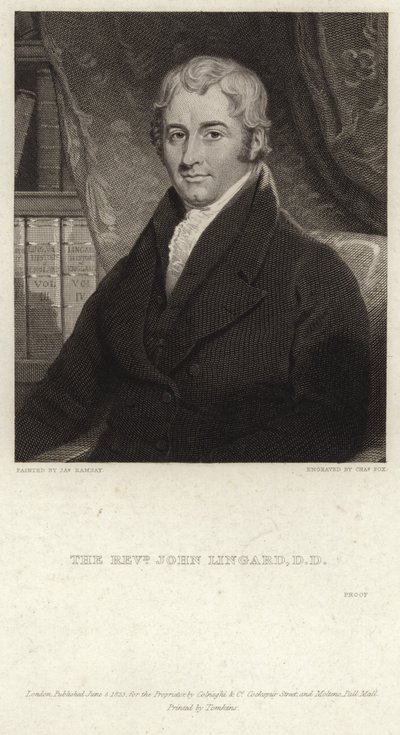 John Lingard portréja alkotó: James Ramsay